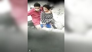 شرموطة مصرية بتتناك من حبيبها في الشارع  - سكس مصري