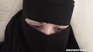 انطونيو سليمان مع المنقبة العربية - سكس عربي