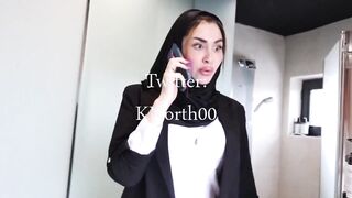 ميرا النوري في دور السكرتيرة المحجبة - سكس عراقي محجبات