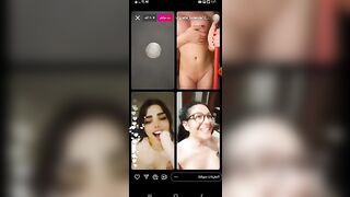 اية خلف وصاحبتها بيتشرمطوا في بث مباشر - سكس تانجو لايف عربي