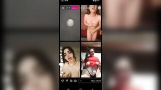 اية خلف وصاحبتها بيتشرمطوا في بث مباشر - سكس تانجو لايف عربي