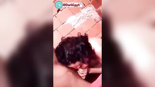 عنتيل السطح المصري والشرموطة بتمص زبره - سكس مصري